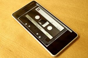 Kassette im Smartphone