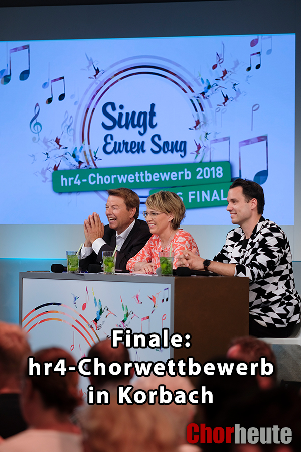 Live beim hr4-Chorwettbewerb