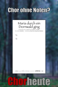 Pinterest Chor ohne Noten