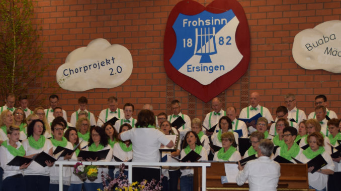Gesangverein Frohsinn Ersingen präsentiert Chorprojekt 2.0